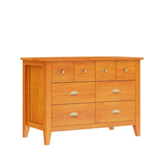 Cromer Indian Mango Wood Traditional 8 Drawers And Dresser