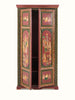 Mughal Hand Painted Solid Wood Cabinet Wardrobe D80