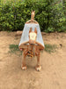 Indian Hand Carved Mango Wood Camel Bench B17