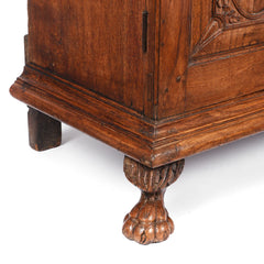 Antique Indian Hand Carved Solid Wood Almirah Cabinet Wardrobe 01