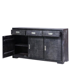 Cromer Indian Reclaimed Wood 3 Drawers Large Buffet Sideboard