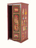 Mughal Hand Painted Solid Wood Cabinet Wardrobe D80