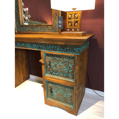 Hand Carved Solid Hard Wood Dresser Dressing Table D3