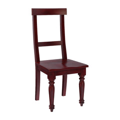 Boston Indian Solid Wood Dining Seating Chair Chocolate Brown