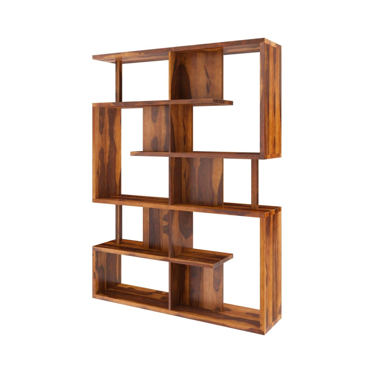 Fairfield Modern Geometric Bookcase For Home and Office