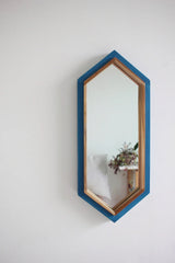 Long Diamond Shape Hand Carved Solid Wooden Mirror Frame 64