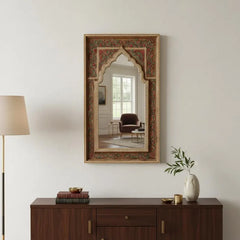 Avani Hand Painted Solid Wood Mirror Frame 107