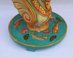 Hand Painted Solid Wood Duck Side Table 48