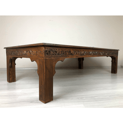 Indian Hand Carved Solid Wood Coffee Table C37