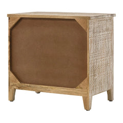Indian Hand Carved  3-Drawer Solid Wood Bedside Table 12