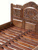 Indian Hand Carved Solid Wood Bed Frame King Size 169