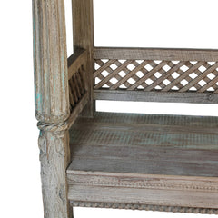 Indian Hand Carved Solid Wood Daybed D4