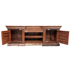 Salvage Reclaimed Wooden Rustic Colour TV Unit Stand B32
