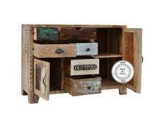 Lava Industrial Solid Wood small Sideboard