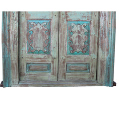 Indian Vintage Antique Handcrafted Solid Wood Door 43