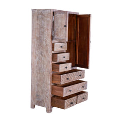 Rustica Reclaimed Solid Wood Rustic Wardrobe C12