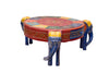 Indian Elephant Hand Painted Solid Wood Coffee Table C168