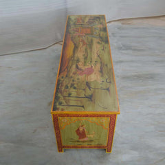 Mughal Hand Painted Entertainment Unit