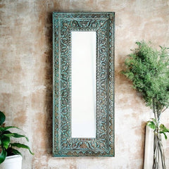 Hand Carved Solid Wooden Mirror Frame 65