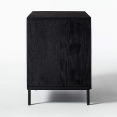 Bone Inlay Solid Wood 2 Drawer Bedsides Table 71