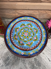 Indian Hand Painted Solid Wood Coffee Table C164