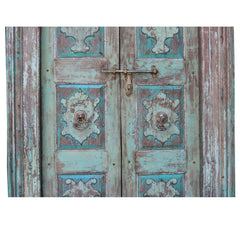Indian Vintage Antique Handcrafted Solid Wood Door 43