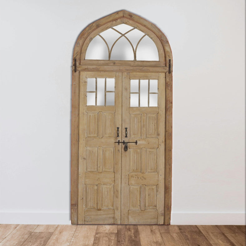 Indian Vintage Antique Handcrafted Solid Wood Door 44