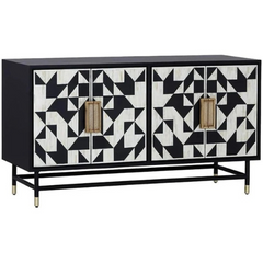 Bone Inlay Solid Wood Buffet Sideboard S75