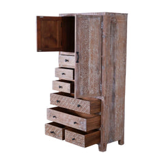 Rustica Reclaimed Solid Wood Rustic Wardrobe C12
