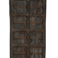 Indian Vintage Antique Hand Carved Reclaimed Wood Door 105