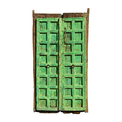 Indian Vintage Antique Handcrafted Reclaimed Wood Door 54