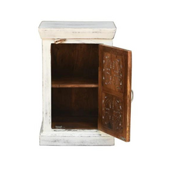 Hand Carved Solid Wood Bedsides Table 73