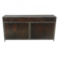 Angle Industrial French Style Metal Sideboard Buffet Large 180x40x90cm