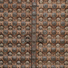 Indian Vintage Antique Hand Carved Solid Wooden Door 22