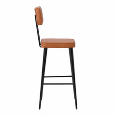 The Attic Metal Bar Chair Set of 2 Brown