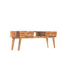 The Attic Hand Carved Mango Wood TV Unit Brown 72