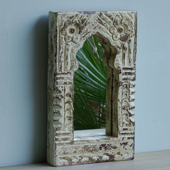 Vintage Antique Handmade Indian Home Decor Mehrab Style Mirror Frames