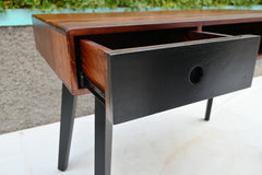 Gfine Desk with two drawers made of solid sheesham wood 114x58x76Cm