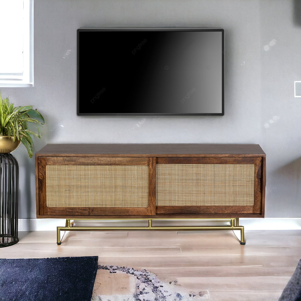 Kraft Bazaar Atalanta TV Console Tubaq Finish 140Cm