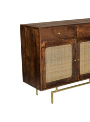 Kraft Bazaar Atalanta Sideboard (L) in Tubaq Finish 140x40x82Cm