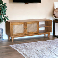 Kraft Bazaar Atalanta Cane TV Console 120 cm