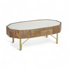 Kraft Bazaar Bruges Coffee Table with Terrazzo 110x60x40Cm