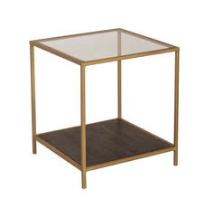 Kraft Bazaar Valerie Side Table W/Shelf 40x40x45Cm