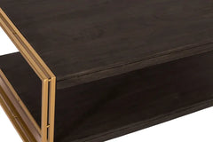 Kraft Bazaar Liverpool Coffee Table in Tobacco Brown 110x60x40Cm