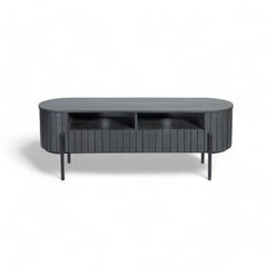 Kraft Bazaar Oval Grey TV Console 140 cm