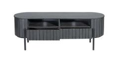 Kraft Bazaar Oval Grey TV Console 140 cm