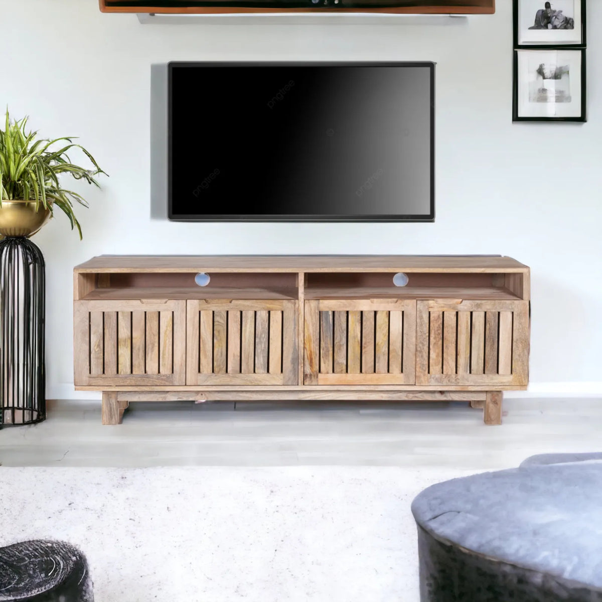 Kraft Bazaar Danish TV Cabinet 150Cm