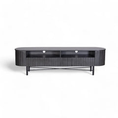 Kraft Bazaar Oval Grey TV Console 180 cm