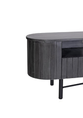 Kraft Bazaar Oval Grey TV Console 180 cm