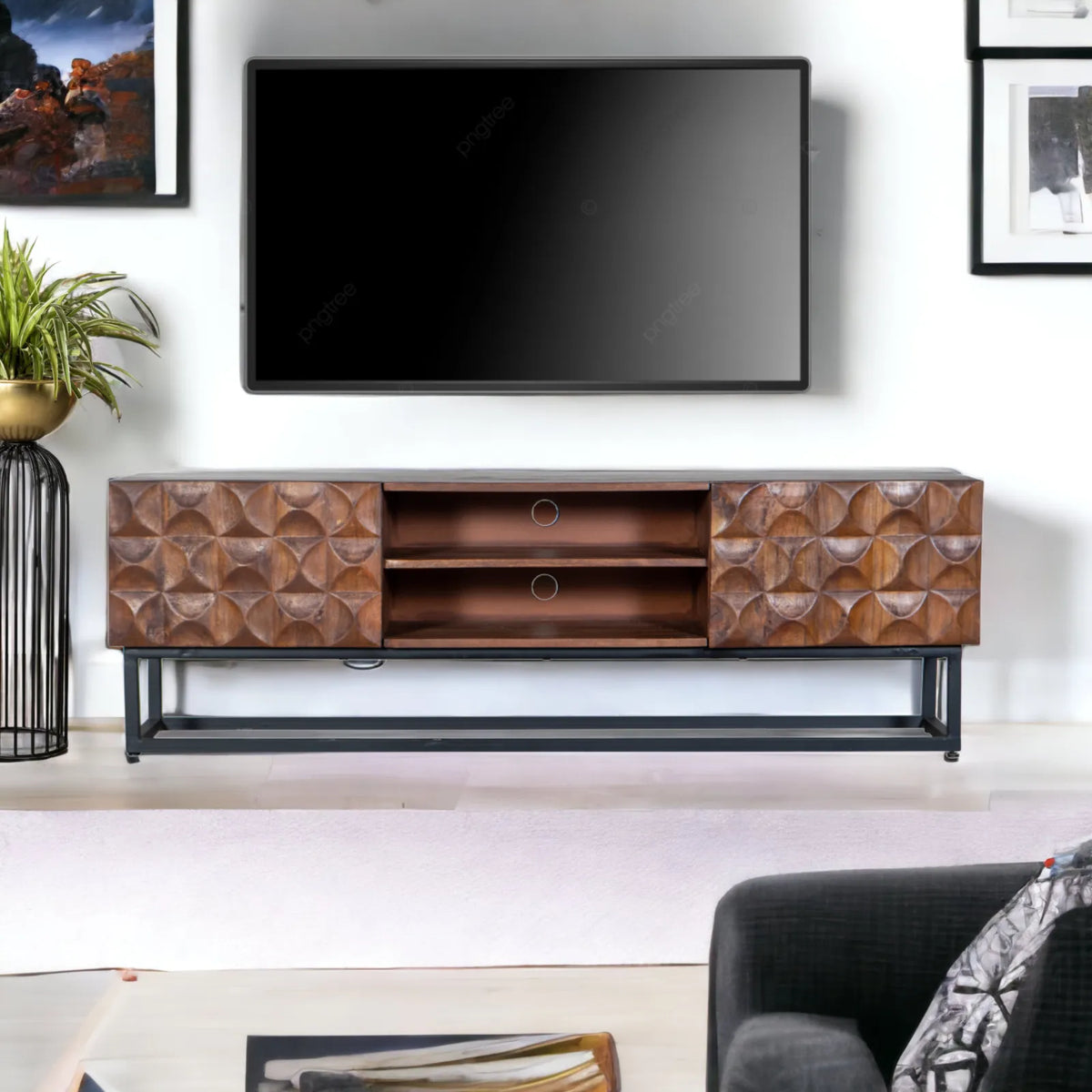 Kraft Bazaar Simla TV Console 160cm